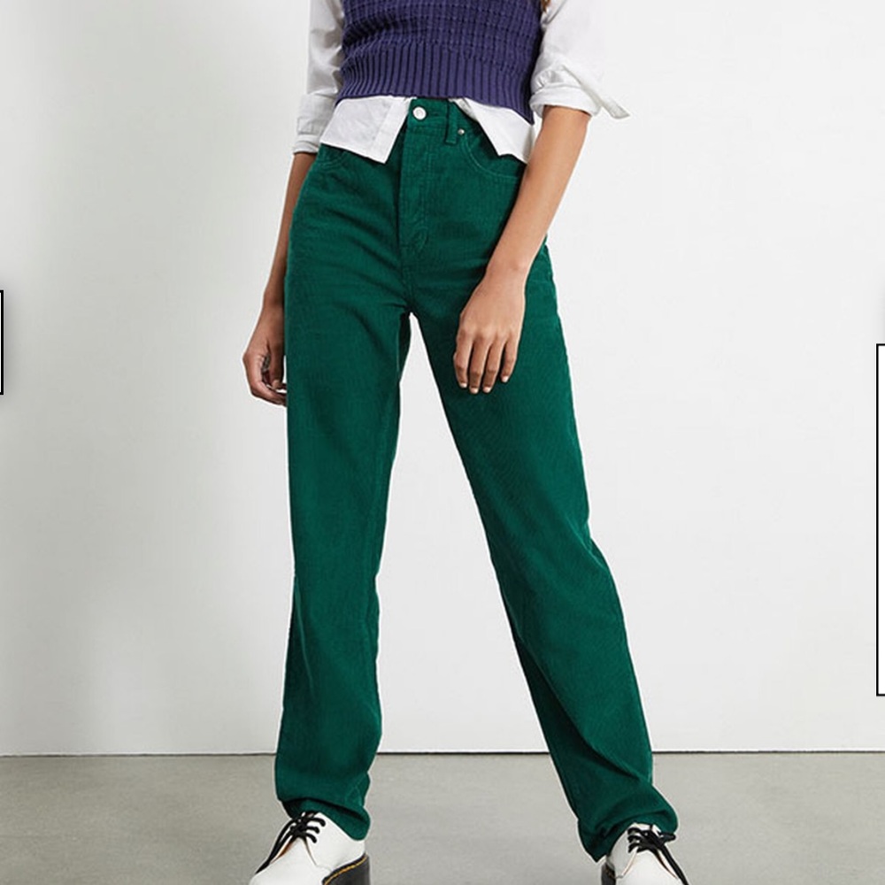 PacSun | Green Corduroy Dad Jean